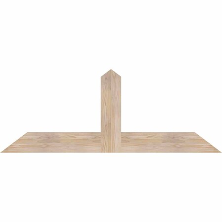 Ekena Millwork Portland Smooth Timber Gable Bracket, Douglas Fir, 60"W x 22"H x 1 1/2"D x 5 1/2"F, 9/12 Pitch GBW060X22X0206POR00SDF
